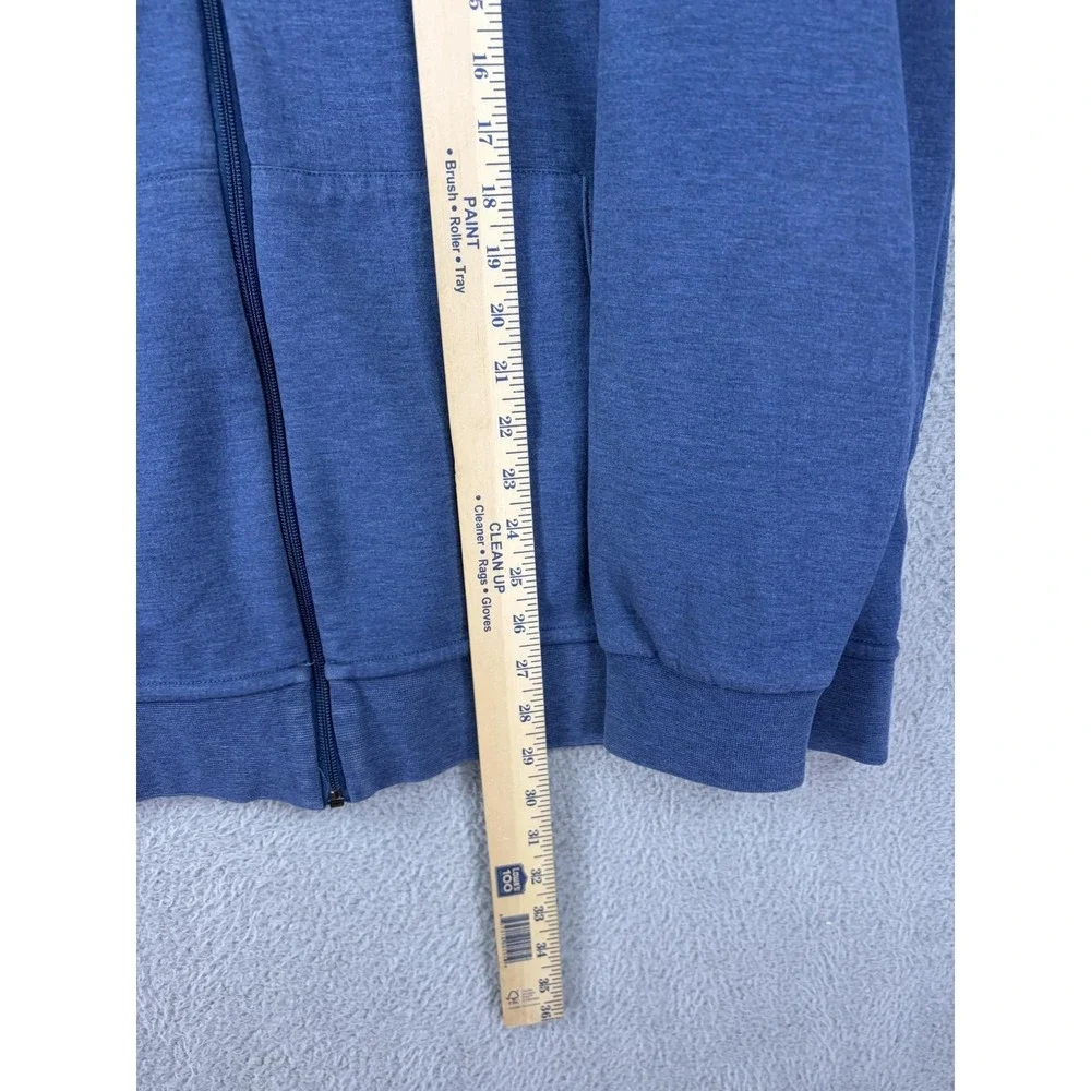 Polo Ralph Lauren Hoodie Men 2XB Blue Full Zip Fleece Sweatshirt Pony Jacket Men